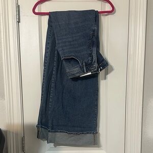 Jessica Simpson Dark Blue High Rise Wide Leg Jeans